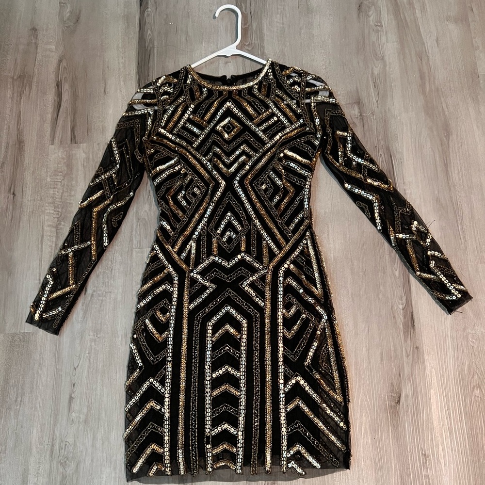 Sequins mini dress